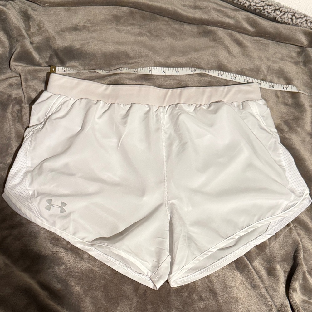 Under Armour Women's Bright White Athletic Shorts